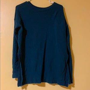 Dark green long sweater